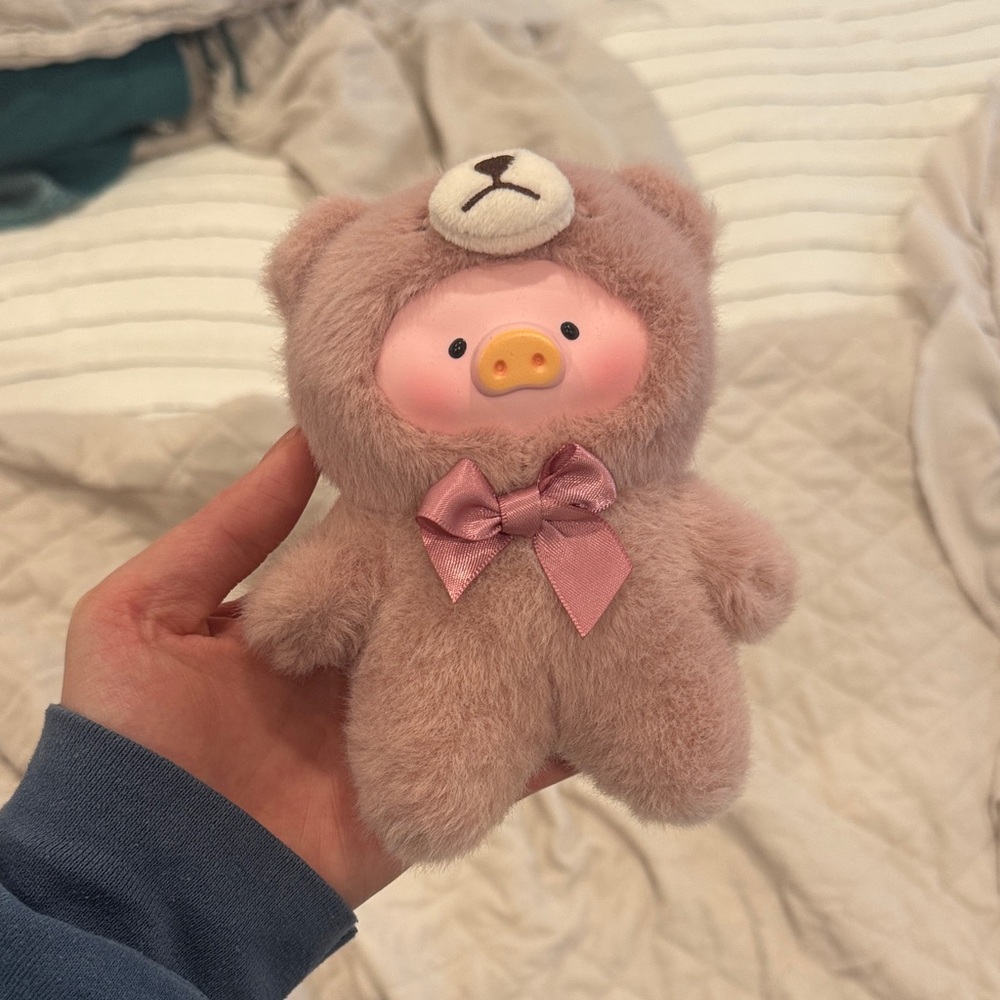 Lulu The Piggy Vintage Teddy — pink